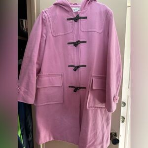 Issac Mizrahi Pink Toggle Coat